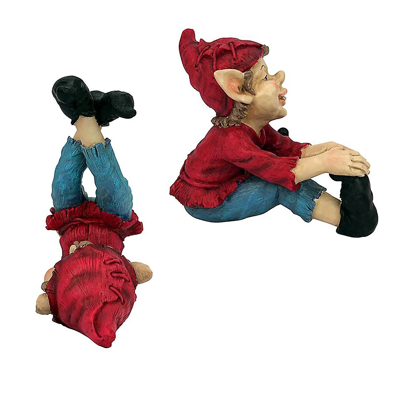 Design Toscano Eccentric Elves Garden Gnome Statue Set