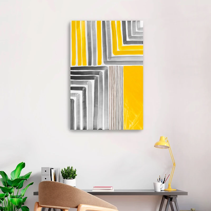 Yellow Mikado I Canvas Giclee