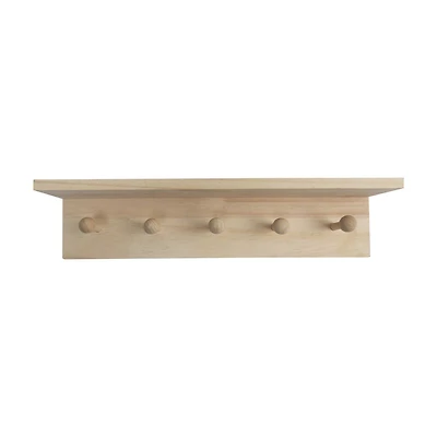 15.5" Pinewood Peg Shelf by Make Market®