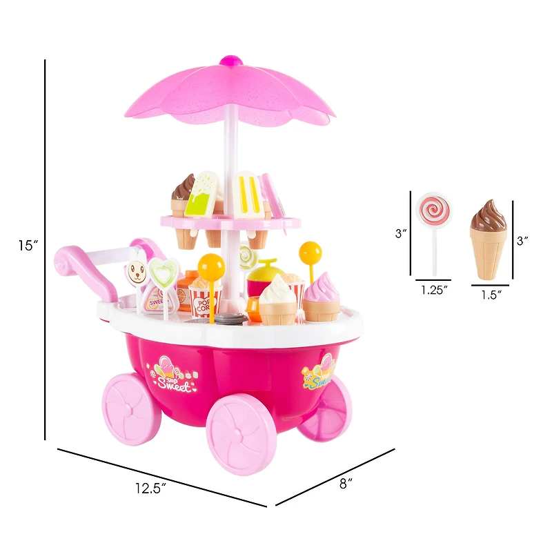 Toy Time Kid's Ice Cream Cart