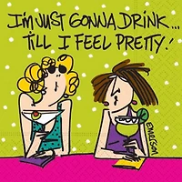 JAM Paper Feel Pretty Cocktail Napkins, 40ct.