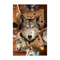 Madd Capp™ I Am™ Wolf Head-Shaped 550 Piece Jigsaw Puzzle