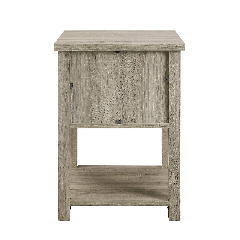 Walker Edison 18" Mission Storage Side Table