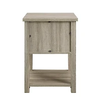 Walker Edison 18" Mission Storage Side Table
