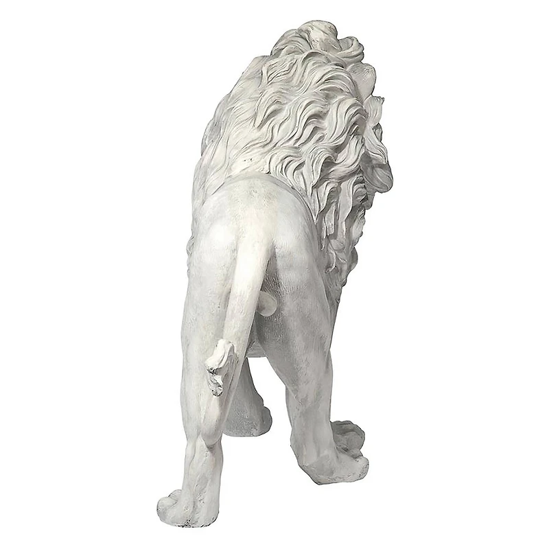 Design Toscano 25.5" Regal Lion Sentinel of Grisham Manor Statue with Left Foot Forward