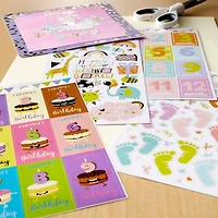 Baby Girl Birthday Sticker Book by Recollections™