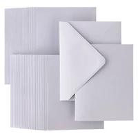 4.25" x 5.5" Gray Cards & Envelopes by Recollections™, 25ct.