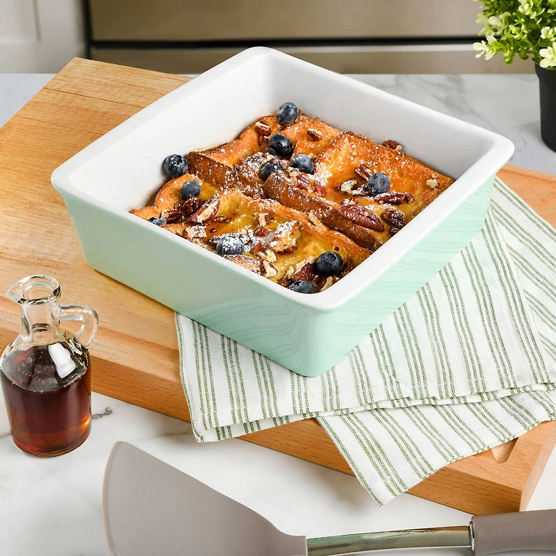 Martha Stewart 8.25" Mint Ceramic Baker