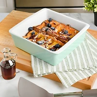 Martha Stewart 8.25" Mint Ceramic Baker