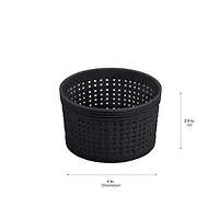 Simplify Black Plastic Organizing Set