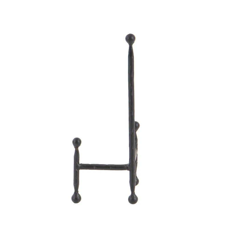 Set of 3" Black Metal Modern Easel, 12", 10", 8"