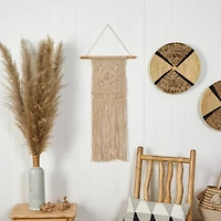 2.5ft. x 1.5ft. Hand Woven Macrame Wall Hanging Decor