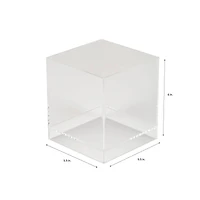 Organize It All 6" Multipurpose Clear Acrylic Cube