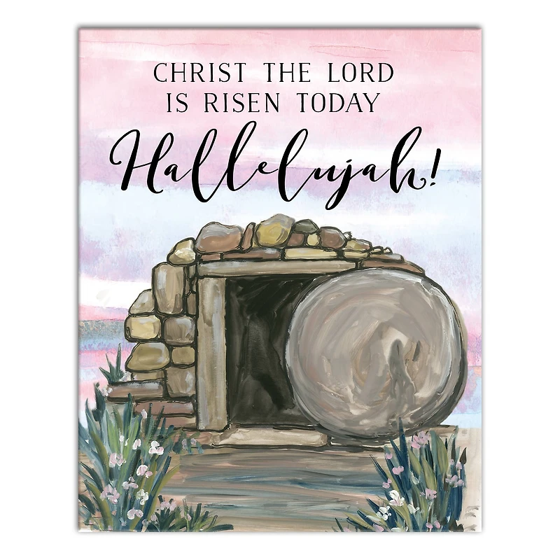 Hallelujah Tomb Canvas Wall Art