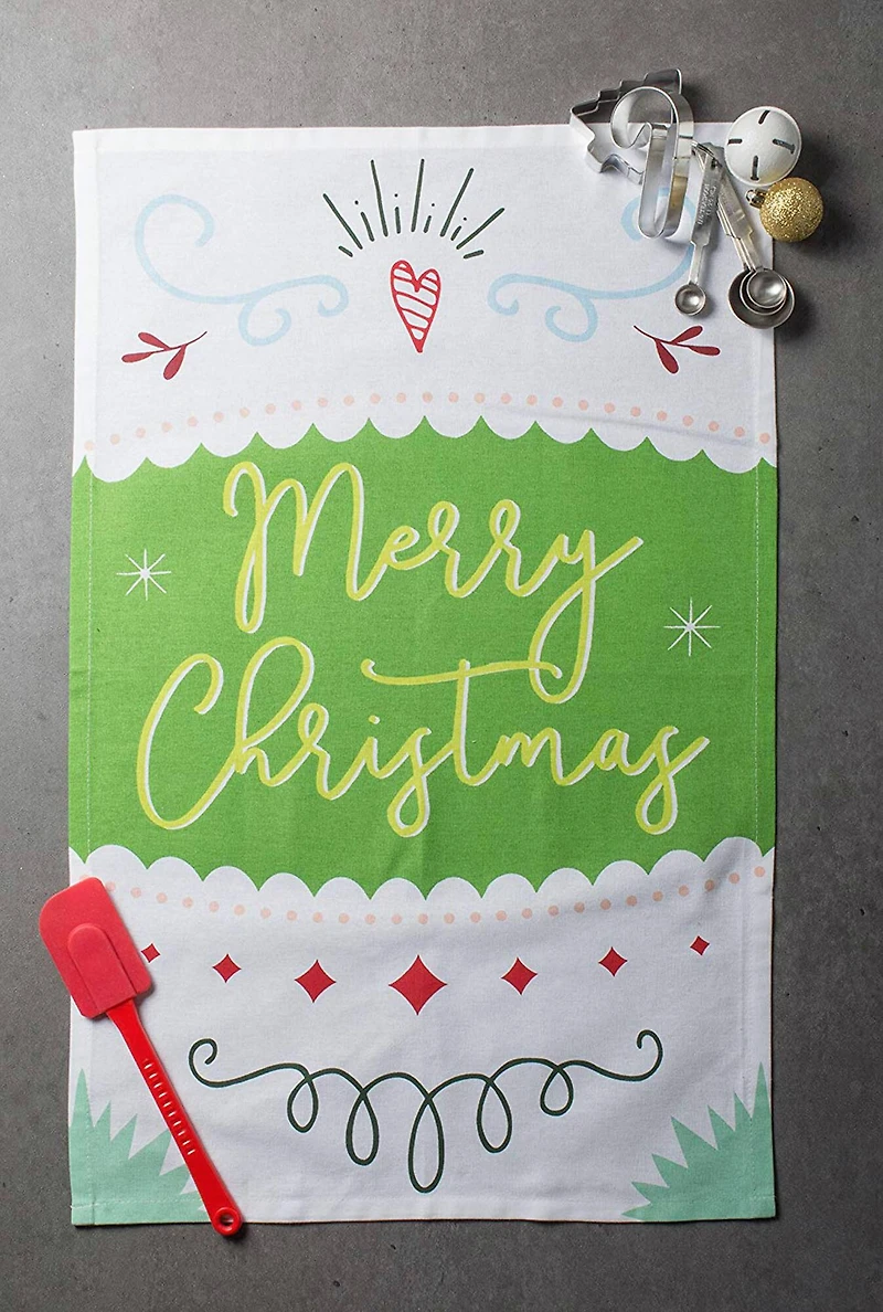 DII® Winter Wishes Holiday Dishtowel Set