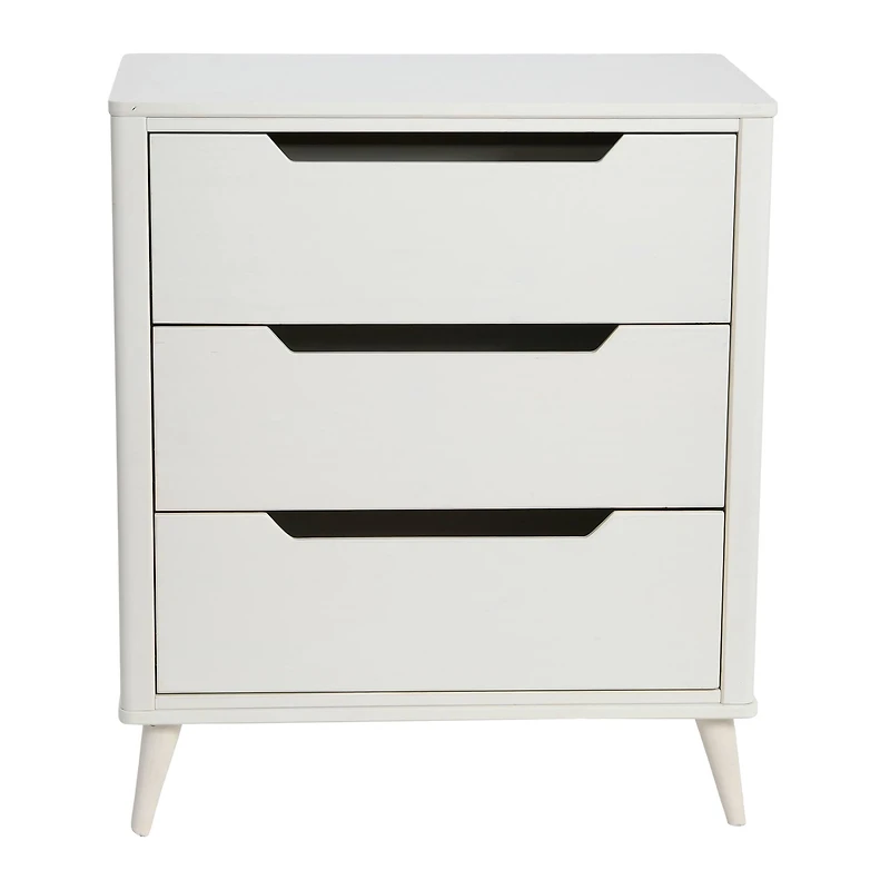 Hello Honey® 37.5" Yume Mid Century Modern Solid Wood 3-Drawer Dresser Chest