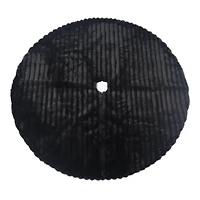 4ft. Black Christmas Tree Skirt by Ashland®