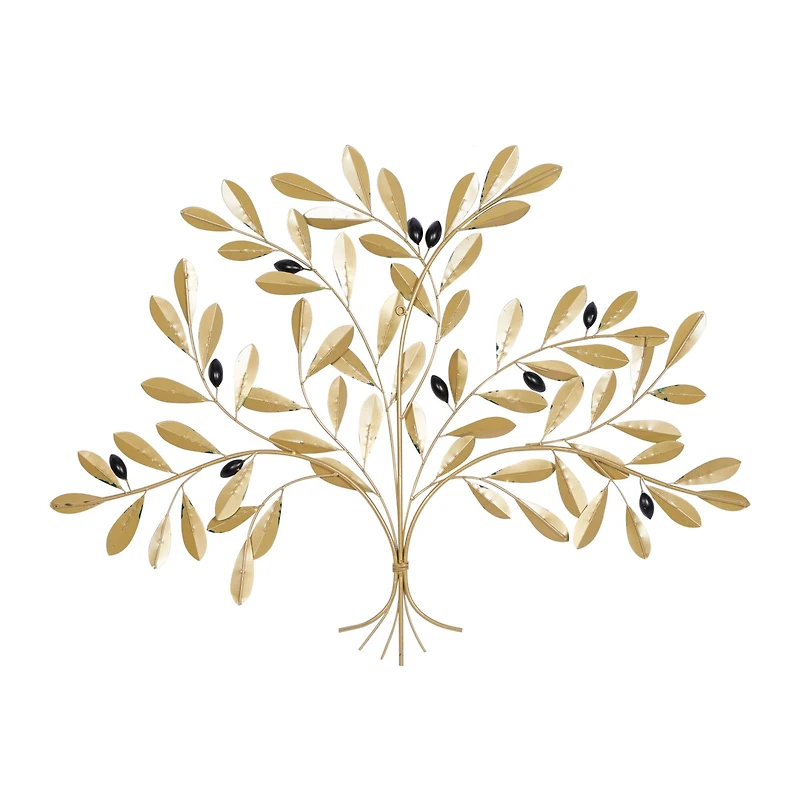 40" Green Metal Coastal Wall Décor