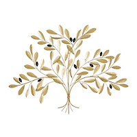 40" Green Metal Coastal Wall Décor