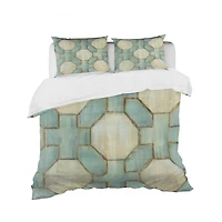 Designart 'Geometric Title Element' Geometric Bedding Set