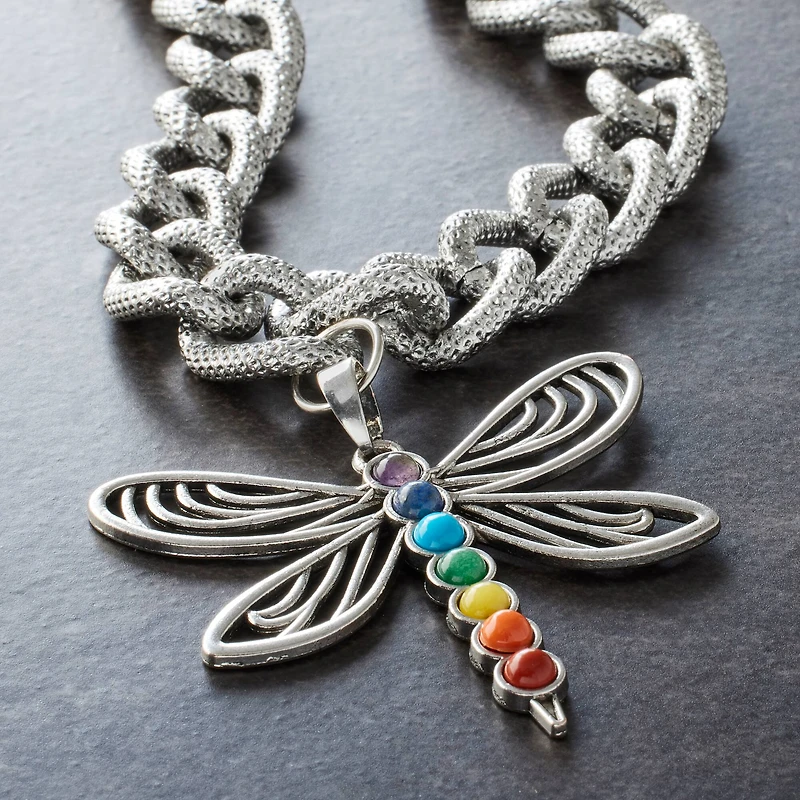 Positive Intentions Dragonfly Pendant by Bead Landing™