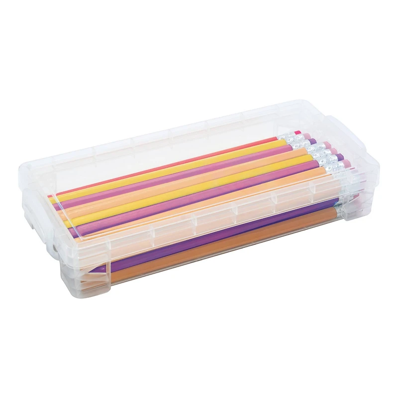 Super Stacker® Clear Stackable Pencil Box