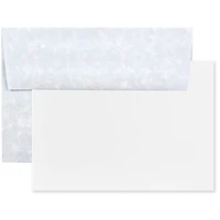 JAM Paper 5.25" x 7.25" Blank Flat Recycled Parchment Greeting Cards & Envelopes