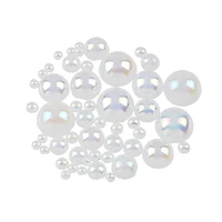 Plastic Round Flatback Pearl Mix by Bead Landing