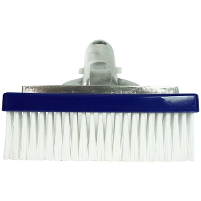 Pool Central 5.5" Blue Swimming Pool Bristle Brush Head with Handle