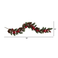 6ft. Apple, Berries & Pinecone Garland