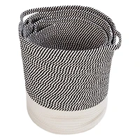 Honey Can Do Gray & White Two-Tone Cotton Rope Basket Set