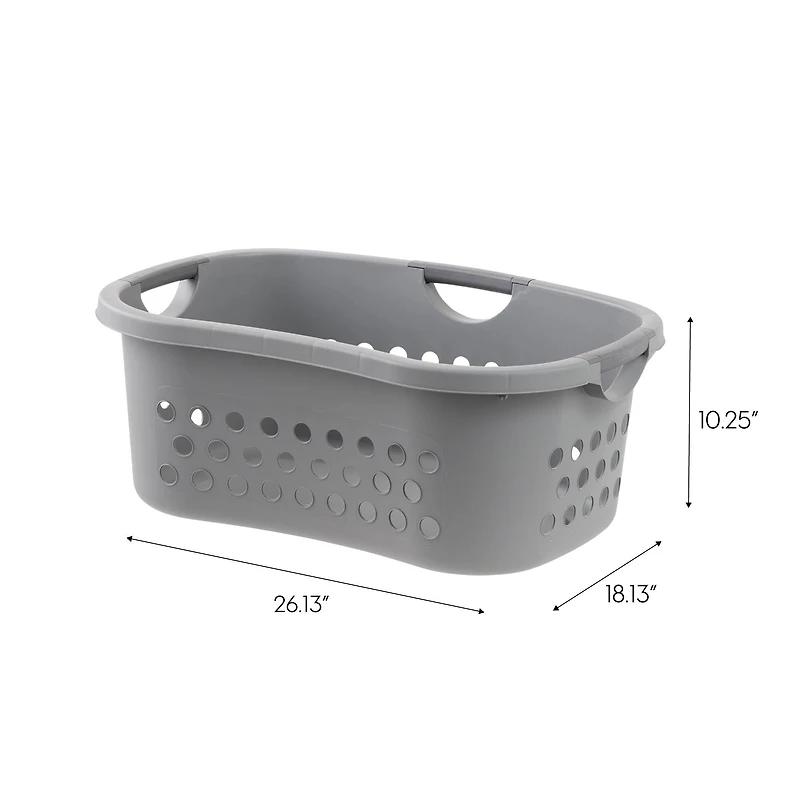 IRIS® 53qt. Gray Hip Hamper Laundry Baskets, 2ct.