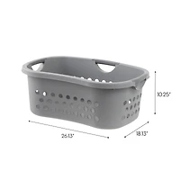 IRIS® 53qt. Gray Hip Hamper Laundry Baskets, 2ct.