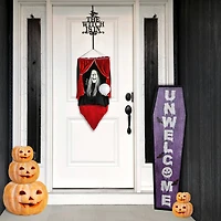 28" Halloween Sound Activated Animated Fortune Teller