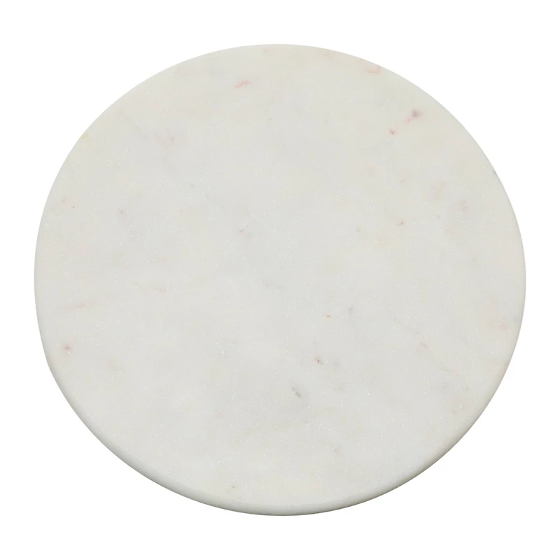 Hello Honey® 12" Marble Pedestal with Wood Base Stand