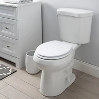 Bath Bliss Beveled Standard Round Toilet Seat