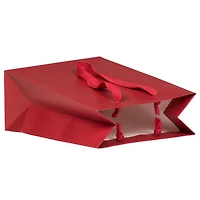 JAM Paper Medium Red Matte Heavy Duty Kraft Gift Bags, 10ct.