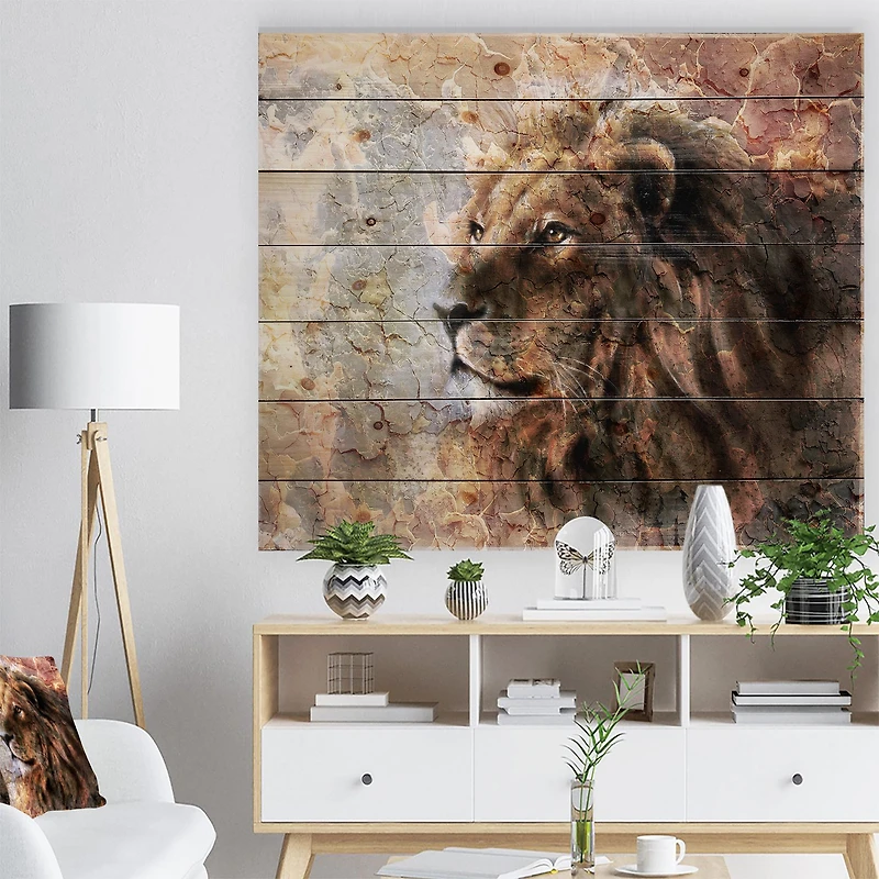 Designart - Peaceful Lion