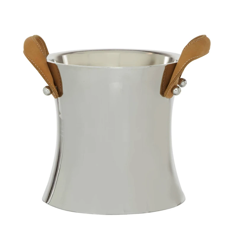 11" Stainless Steel Contemporary Wine Bucket