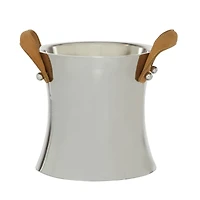 11" Stainless Steel Contemporary Wine Bucket