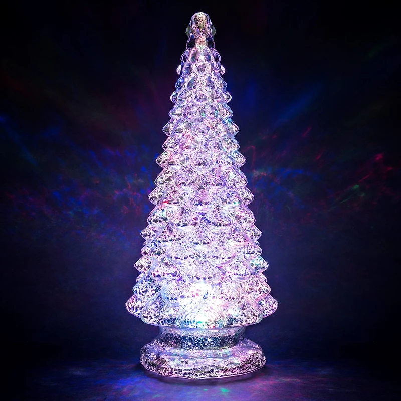 16" Illuminated Kaleidoscope Tree Tabletop Accent