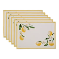 DII® Lemon Bliss Placemats, 6ct.