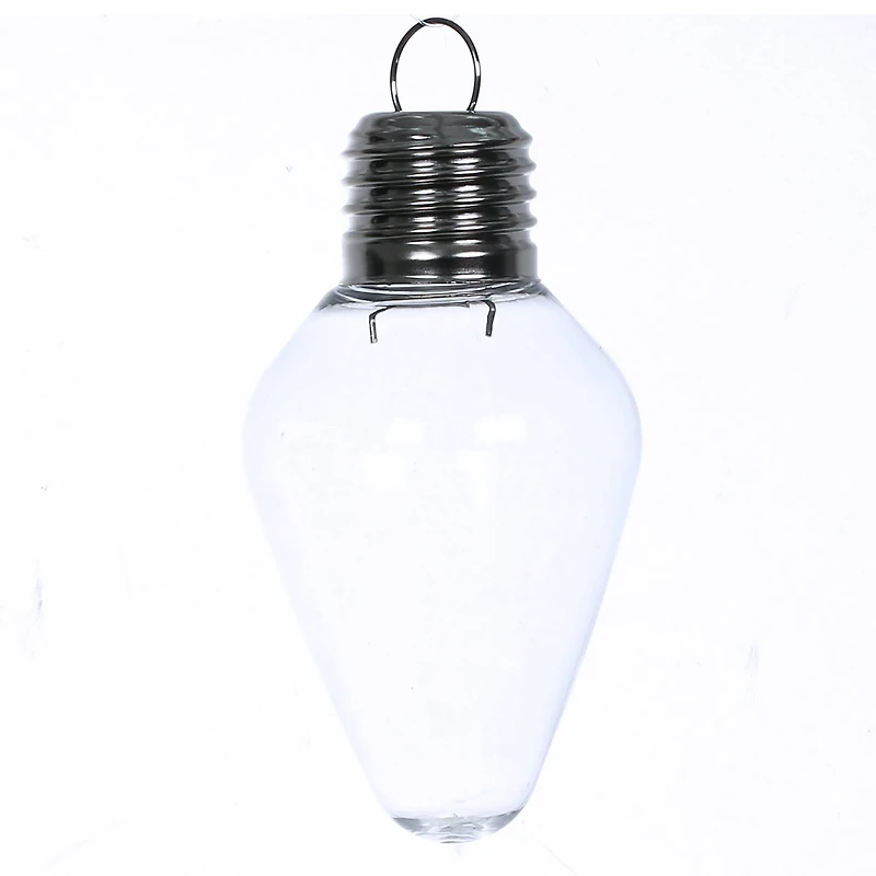 3.75" Clear DIY Plastic Light Bulb Ornament by Make Market®