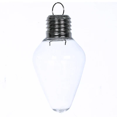 3.75" Clear DIY Plastic Light Bulb Ornament by Make Market®