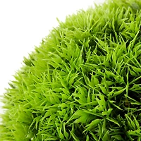 CosmoLiving by Cosmopolitan 9" Green Contemporary Style Faux Grass Ball Artificial Foliage