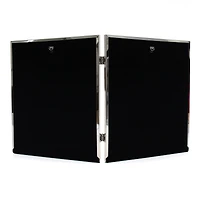 Expressions™ 2 Opening 5" x 7" Silver Hinged Frame with Mat by Studio Décor®