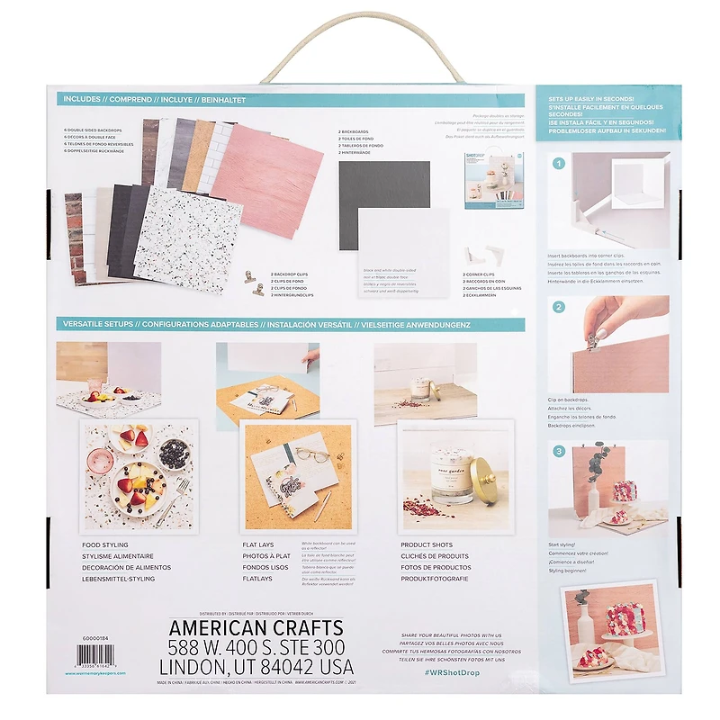 We R Memory Keepers® ShotBox ShotDrop Photo Background Kit