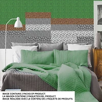 RoomMates Minecraft Block Strips Peel & Stick Wall Decal Set