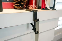 Mantel Garland & Christmas Stocking Holder