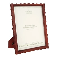 8" x 10" Natural Scalloped Edge Wood Tabletop Frame, Treasured Finds by Ashland®